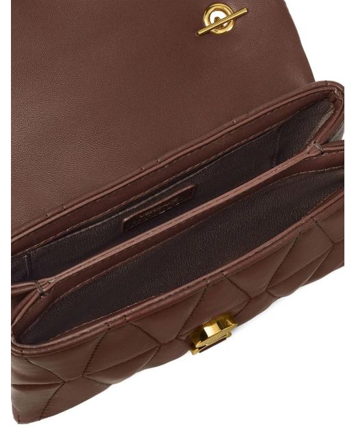Borsa Kleio Mini di Versace in Brown