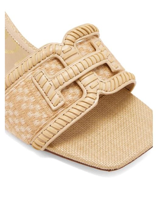 Sam Edelman Natural Waylon Woven Heeled Sandals