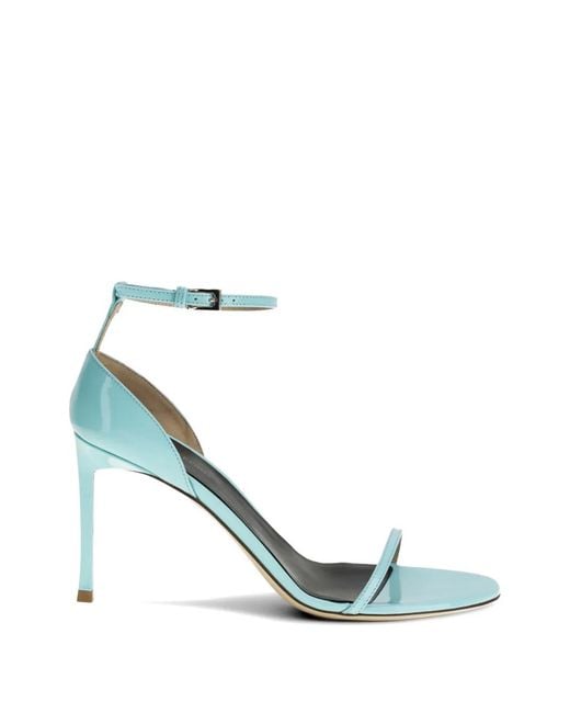 Tom Ford White Vertigo Patent Leather Sandals