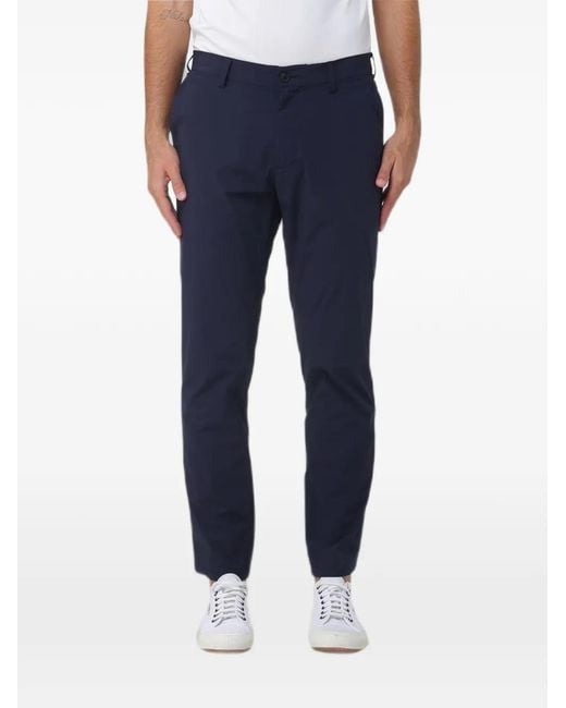 Save The Duck Blue Straight-Leg Trousers for men