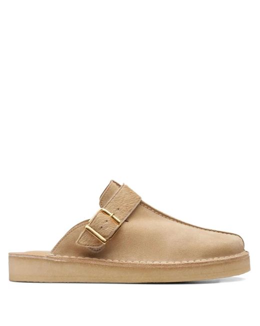 Mules Trek "Taupe Interest" di Clarks in Natural da Uomo