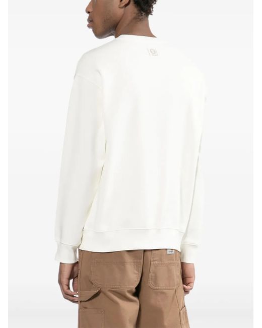 Aape By A Bathing Ape White Logo-Patched Sweatshirt for men