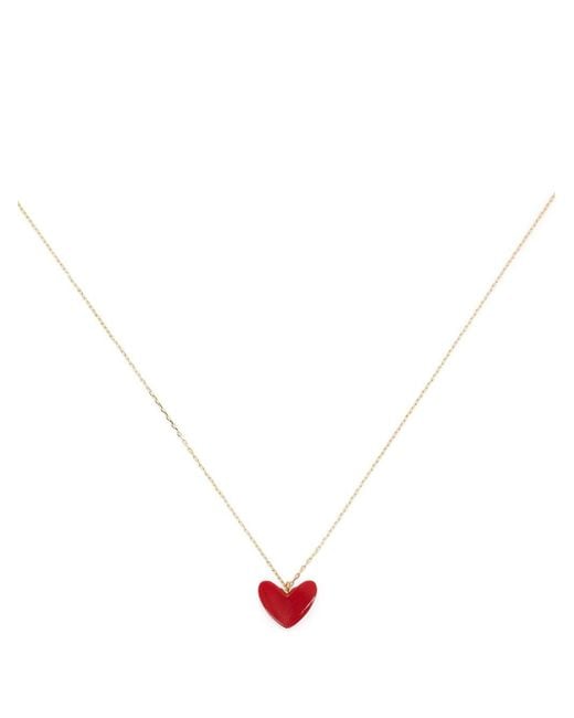 Ahkah Metallic 18kt Yellow Gold Thiran Heart Midi Necklace