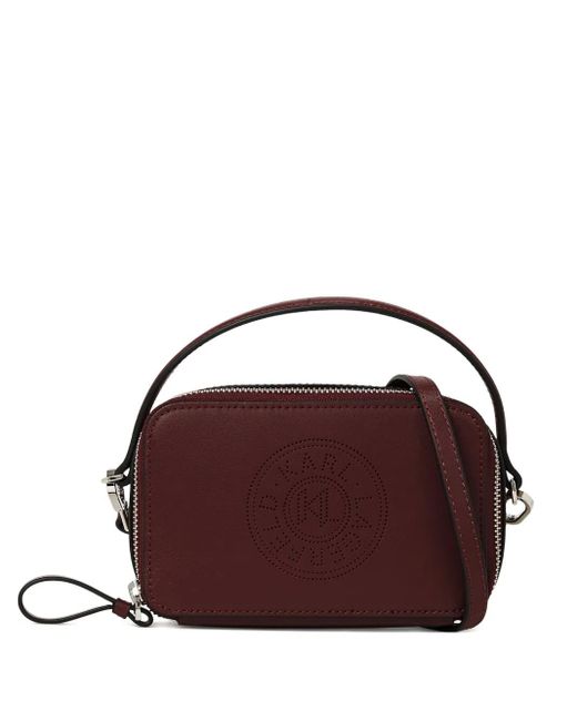 Karl Lagerfeld Purple K/Circle Umhängetasche