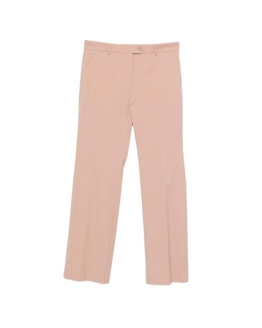 N°21 White Button Woven Trousers