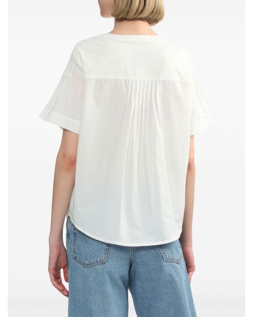 A.P.C. White Amber Organic-cotton Shirt