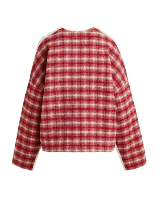 Essentiel Antwerp Natural Iface Cable-Knit Sweater