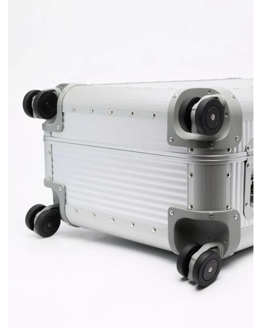Fpm Milano Gray Bank S Spinner 68 Aluminium Suitcase