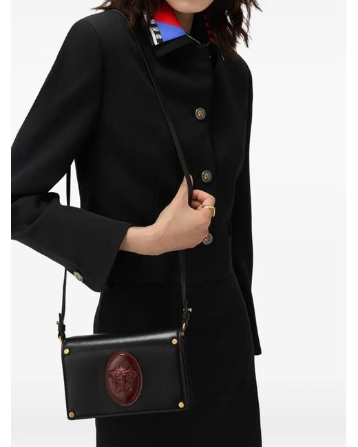 Borsa Lou Mini di Versace in Black