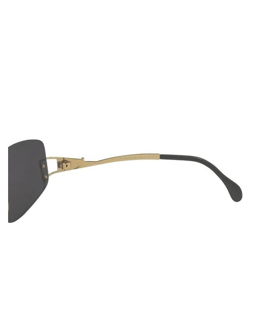 Cazal Metallic Square-Frame Sunglasses