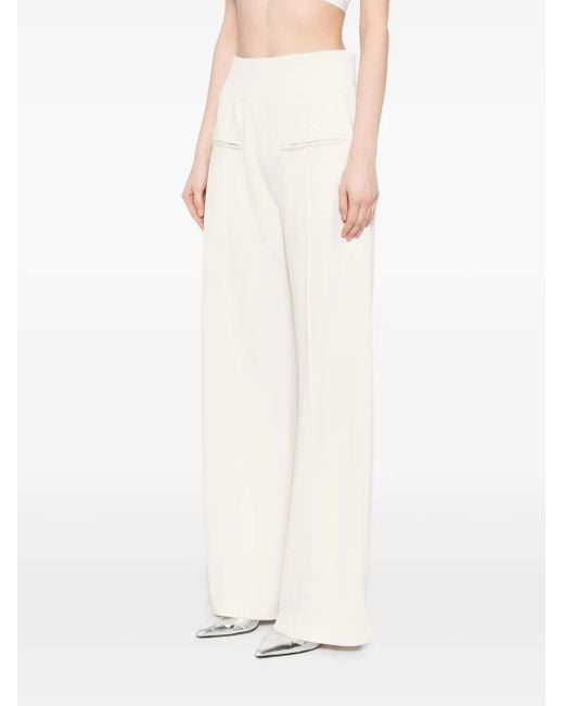 Courreges White Interlock Track Pants