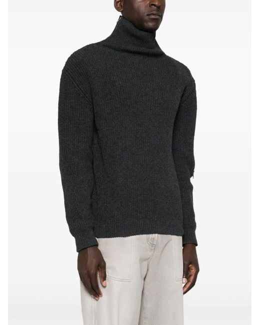 Y. Project Black Zip Hooded Sweater