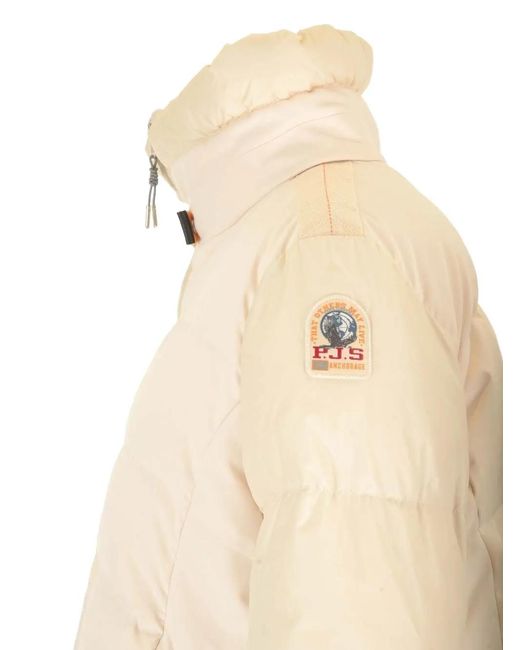 Parajumpers White Eyma Zip-Up Padded Coat