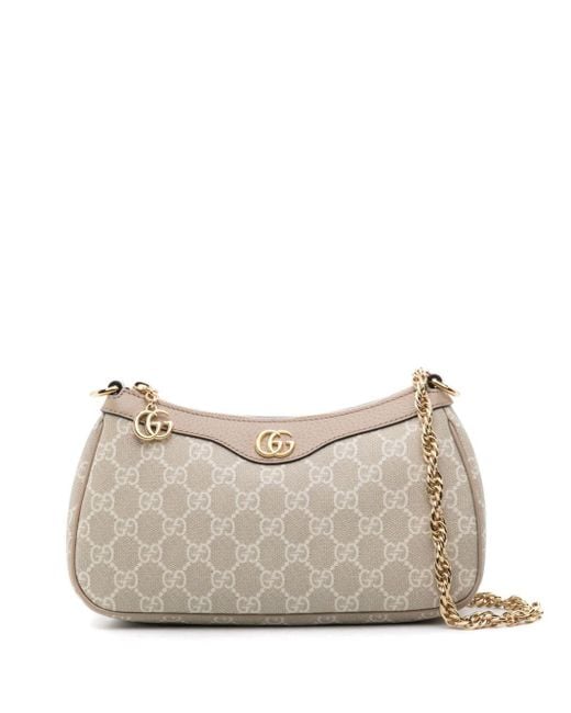 Gucci White Small Ophidia Shoulder Bag