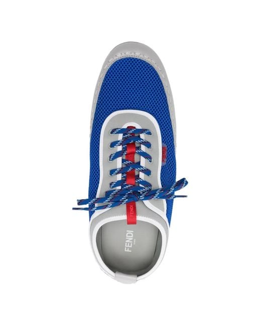 Fendi Fit Sneakers in Blue für Herren