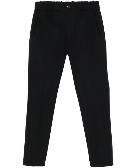 Rrd Black Technical Jersey Tapered Trousers for men