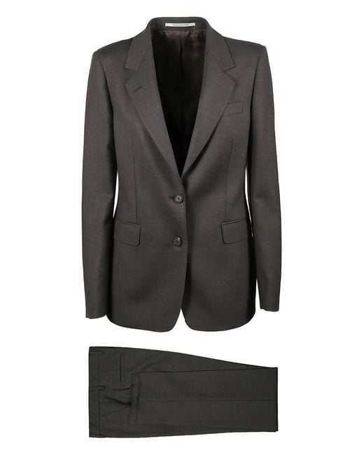 Tagliatore Gray Single-Breasted Suit for men