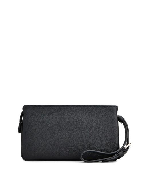 Tod's Black Pochette Tim for men