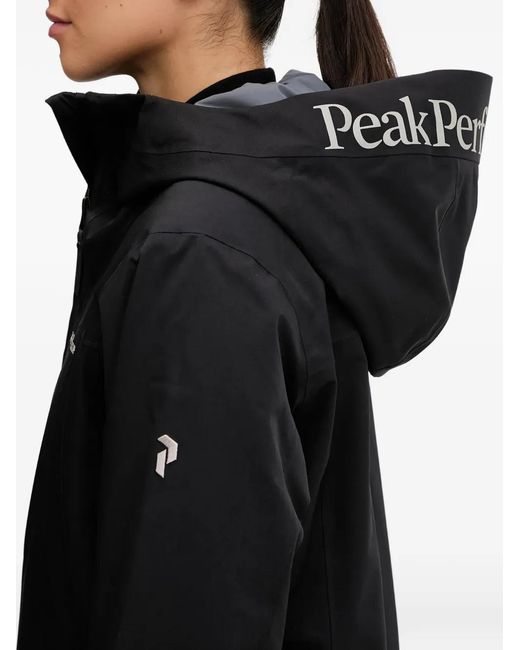 Chaqueta De Esquí Con Capucha Peak Performance de color Black