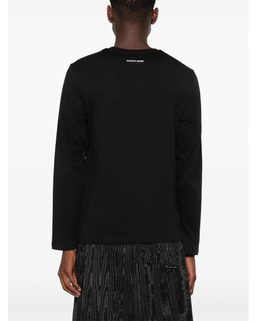 MARINE SERRE T-Shirt Mit Mond-Logo in Black für Herren