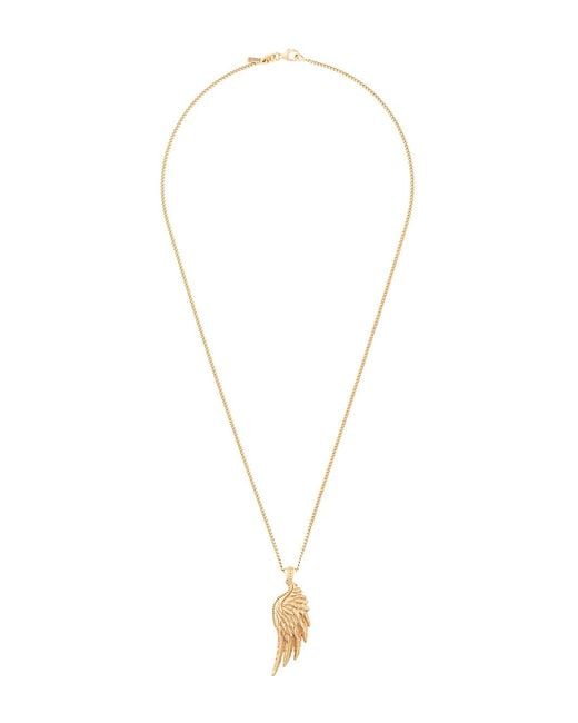 Emanuele Bicocchi White Wing Pendant Necklace
