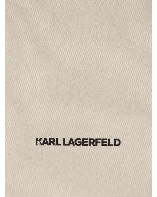 Karl Lagerfeld White Ikon Choupette Tote Bag