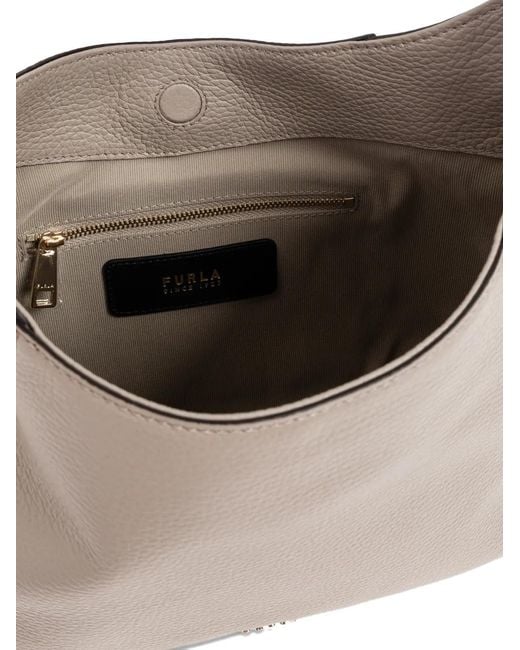 Furla White Medium Lara Shoulder Bag