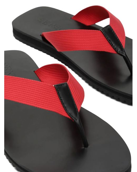 Senso White Xylon Thong Sandals