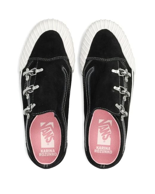 Vans Black Premium Old Skool Wrap Karina Leather Sneakers