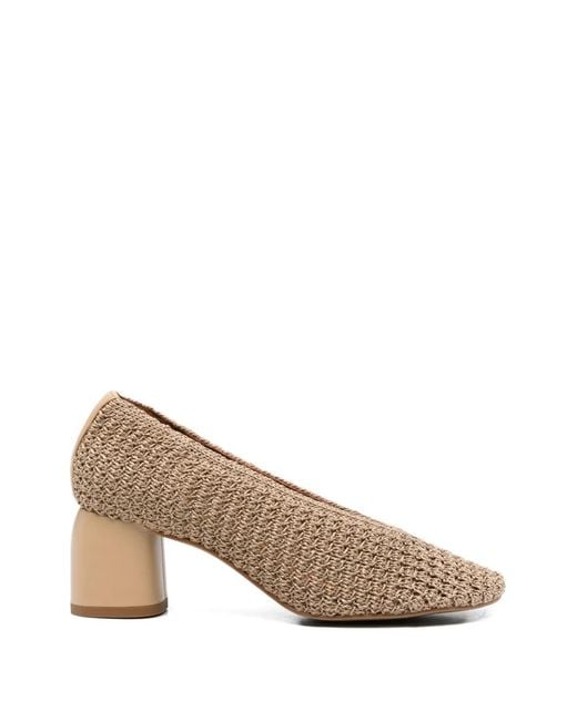 Angel Alarcon Natural Ester Round-Toe Pumps