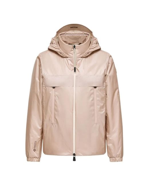 Moncler Natural Fergana Wahterproof Hooded Jacket