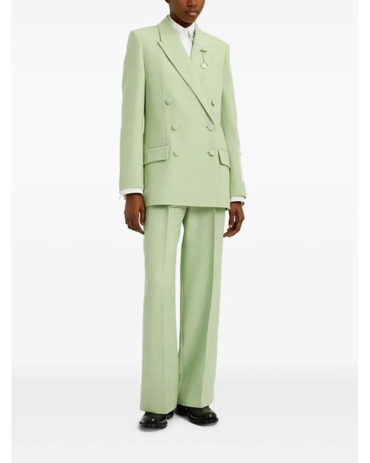 Blazer con doble botonadura Erdem de color Green