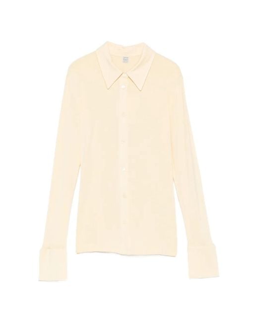 Totême White Jersey Shirt