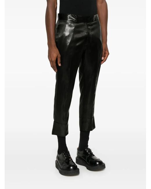 SAPIO Black Fluido Trousers
