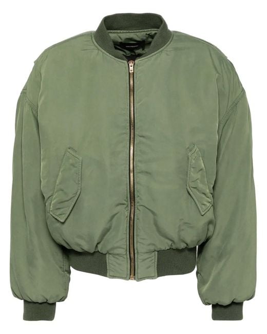 we11done Green Puff Bomber Jacket for men