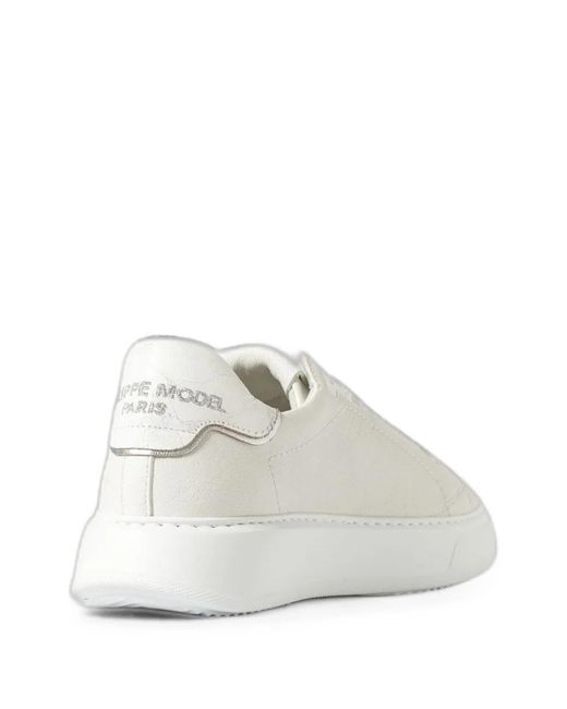 Philippe Model White Temple Sneakers