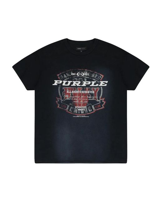Purple Brand Black Inside Out T-Shirt for men