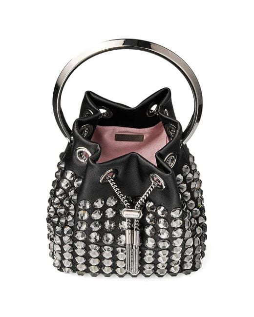 Bucket Bags di Jimmy Choo in Black