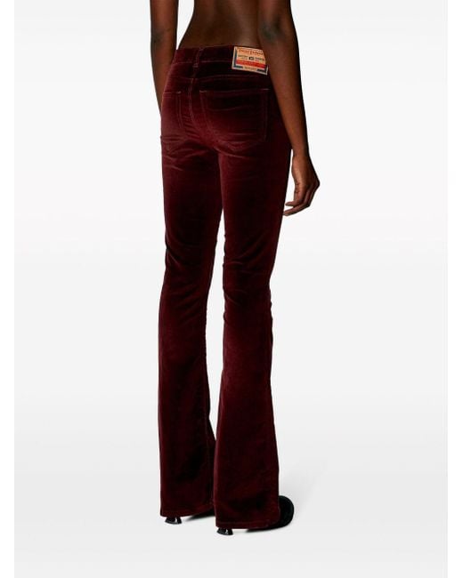 Jeans svasati D-Ebbey 1969 di DIESEL in Red