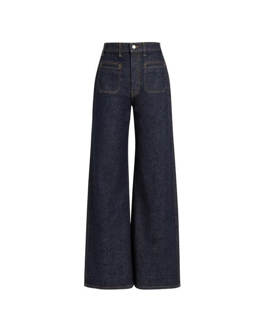 Khaite Blue Delmonico Jean