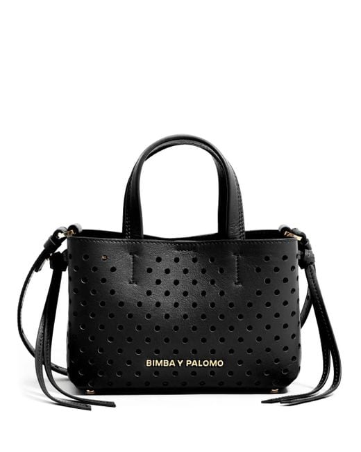 Bimba Y Lola Black X Palomo Chihuahua Leather Mini Bag
