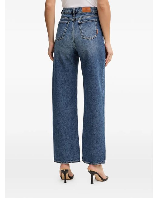 ARMANI EXCHANGE Blue Logo-Patch Jeans