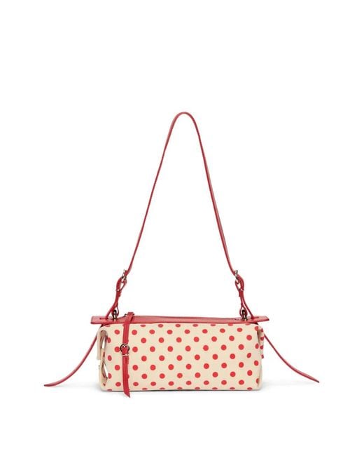 MSGM Pink Polka Dot Shoulder Bag