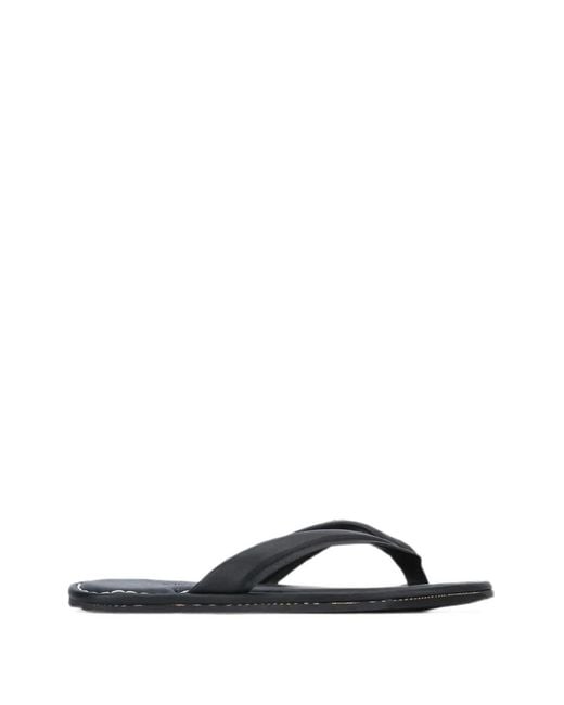 Ria Menorca Black Padded Flip Flops for men