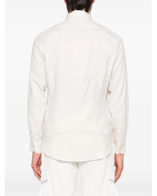 Eleventy Button-Down Overhemd in het White voor heren