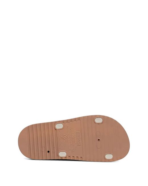 Melissa Natural Touch-Strap Logo-Embossed Sandals