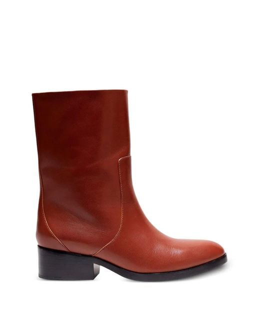 3.1 Phillip Lim Red Lucien Zip Boots
