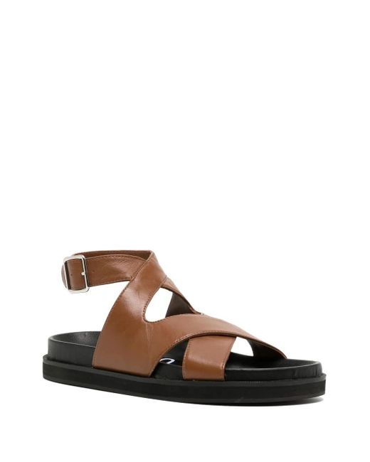 Senso Brown Noah Open Toe Sandals