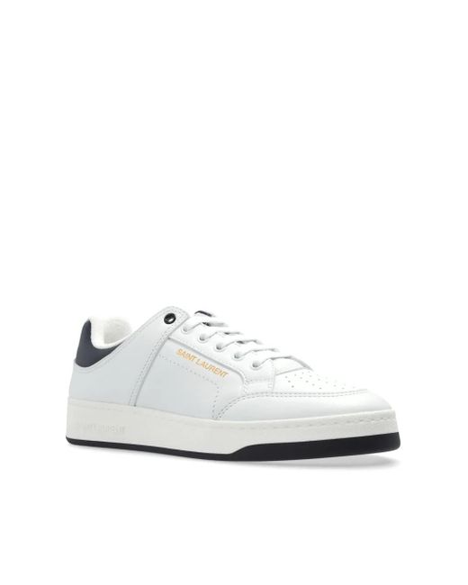 メンズ Saint Laurent Saint Laone Sizerent Sl/61 スニーカー（グレインレザー） White