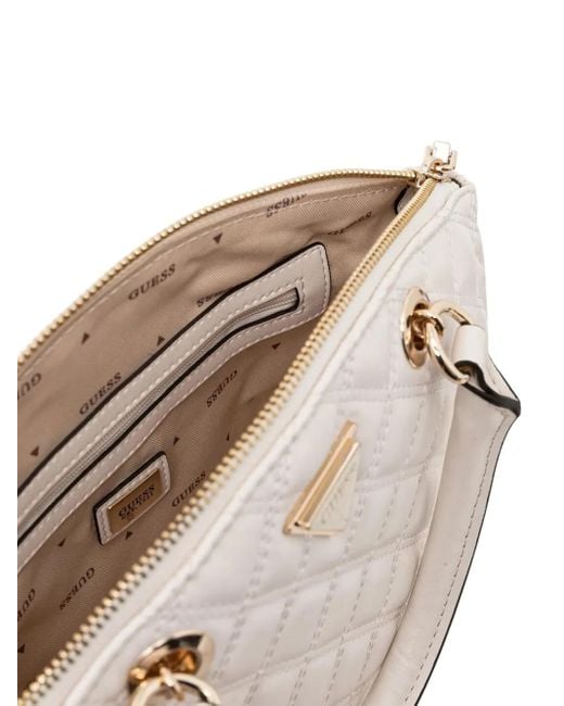 Sac À Bandoulière À Design Matelassé Guess en coloris White